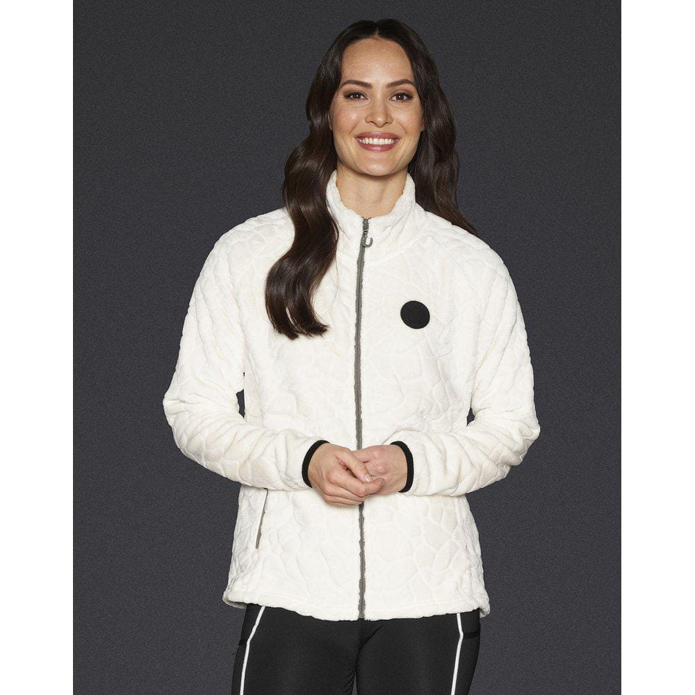 Mountain Horse Fleecejacke Shadow Fleece pearl white