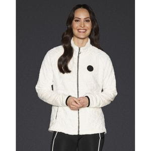 Mountain Horse Fleecejacke Shadow Fleece pearl white