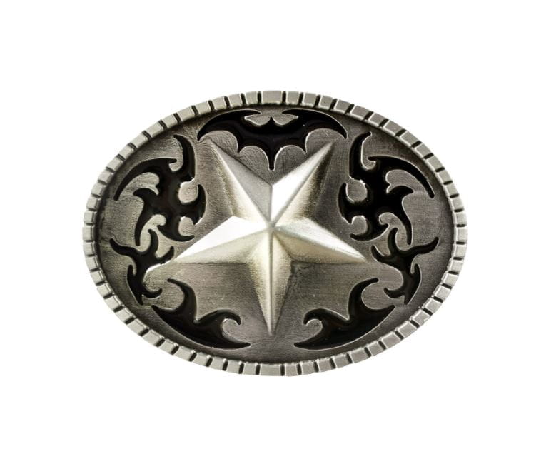 Stars&Stripes Buckle Black Star