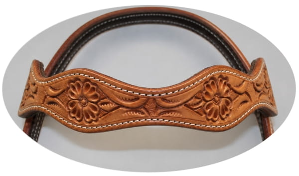 SN Tack Browband light Flower Wave