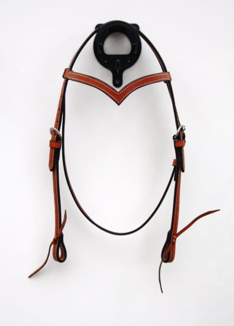 Eco Kopfstück - mittelbraun V-Stirnband