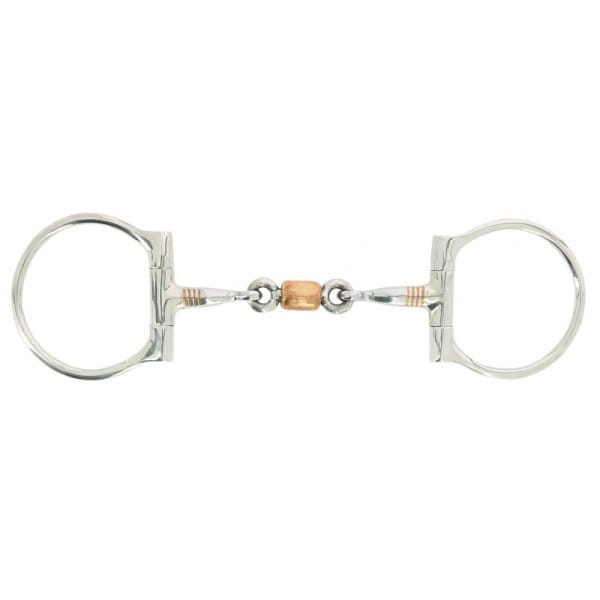 Snaffle D-Ring mit Kupferrolle