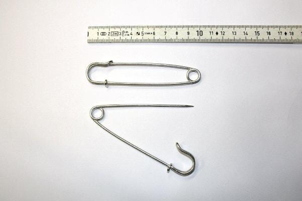Sicherheitsnadel für Startnummern - 10 cm