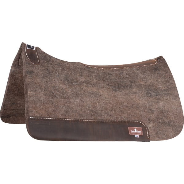Classic Equine contoured Alpaca Felt Saddle Pad 3/4"