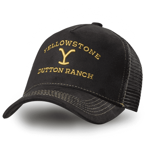 Yellowstone Trucker Cap black stiched