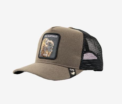 OS Trucker Cap brown TEXAS Animal Edition Buffalo