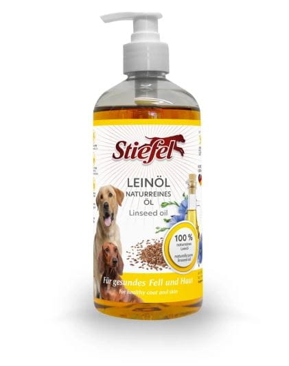 Stiefel Leinöl für den Hund 500ml