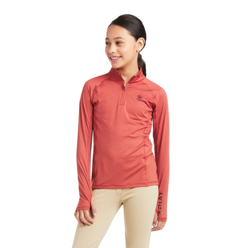 Ariat Youth Lowell 2.0 1/4 Zip Baselayer masala