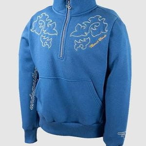 Ranchgirls Zip Sweatshirt KAYLA teal blue