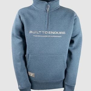 OS Man Half-Zip Sweatshirt LIAM melange-blue