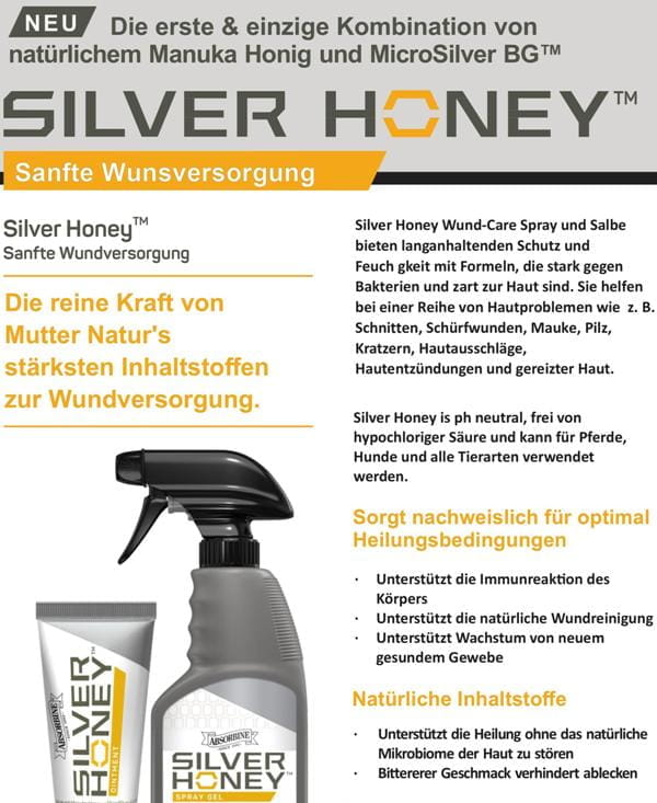 Absorbine Silver Honey Rapid Wound Repair Spray Gel