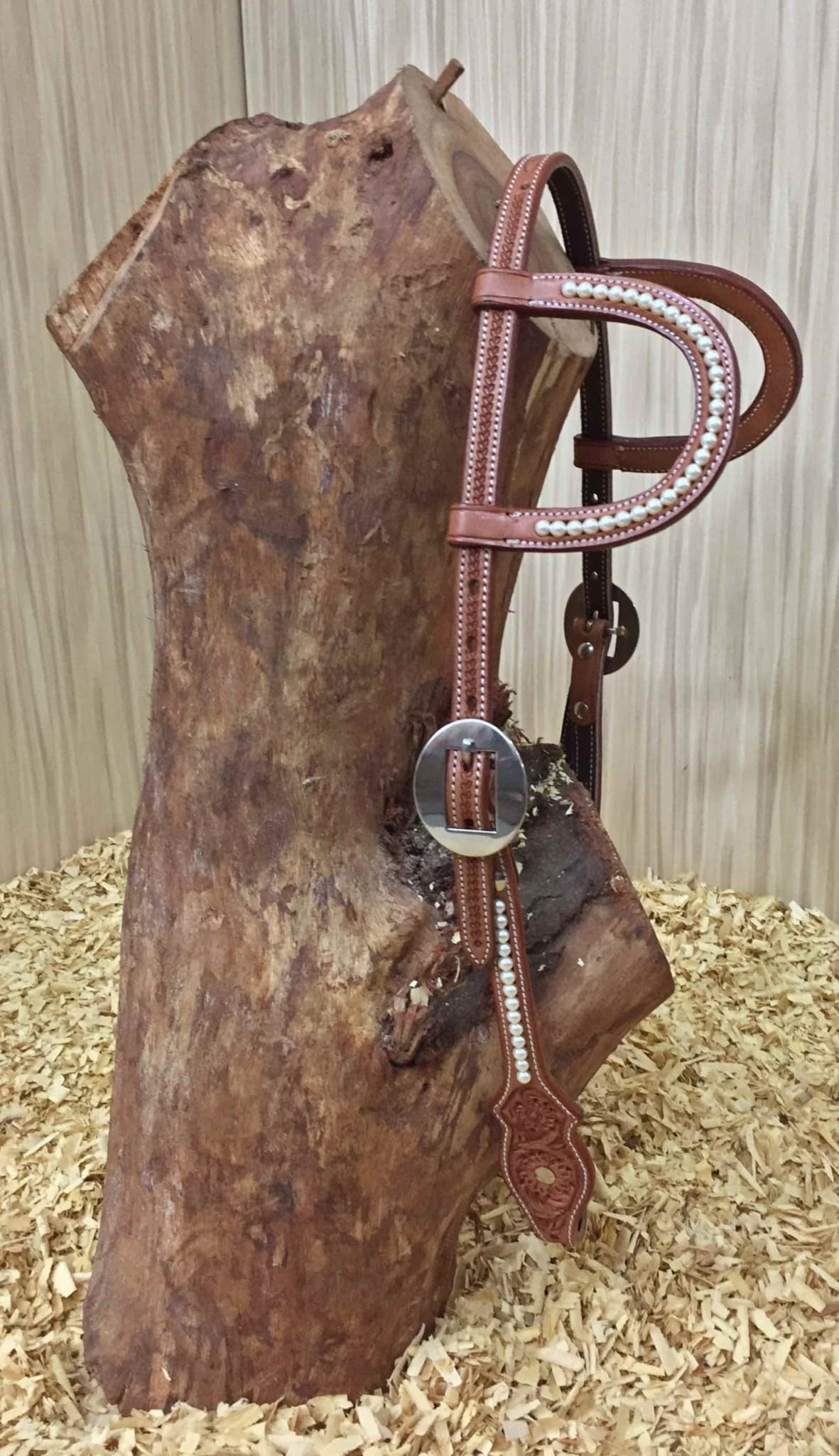 Cattlemans Zweiohr Kopfstück Pearls