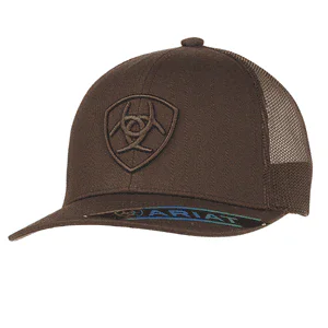 Ariat Mens Adjustable Snapback Hat brown