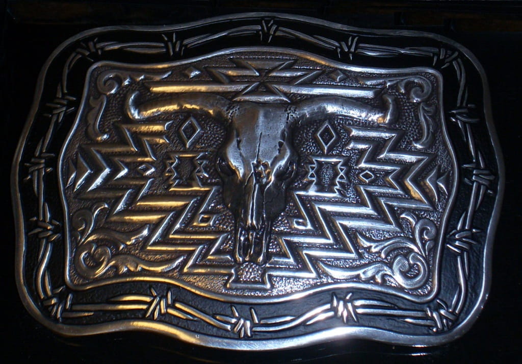 Buckle Crumrine Vintage Steerhead