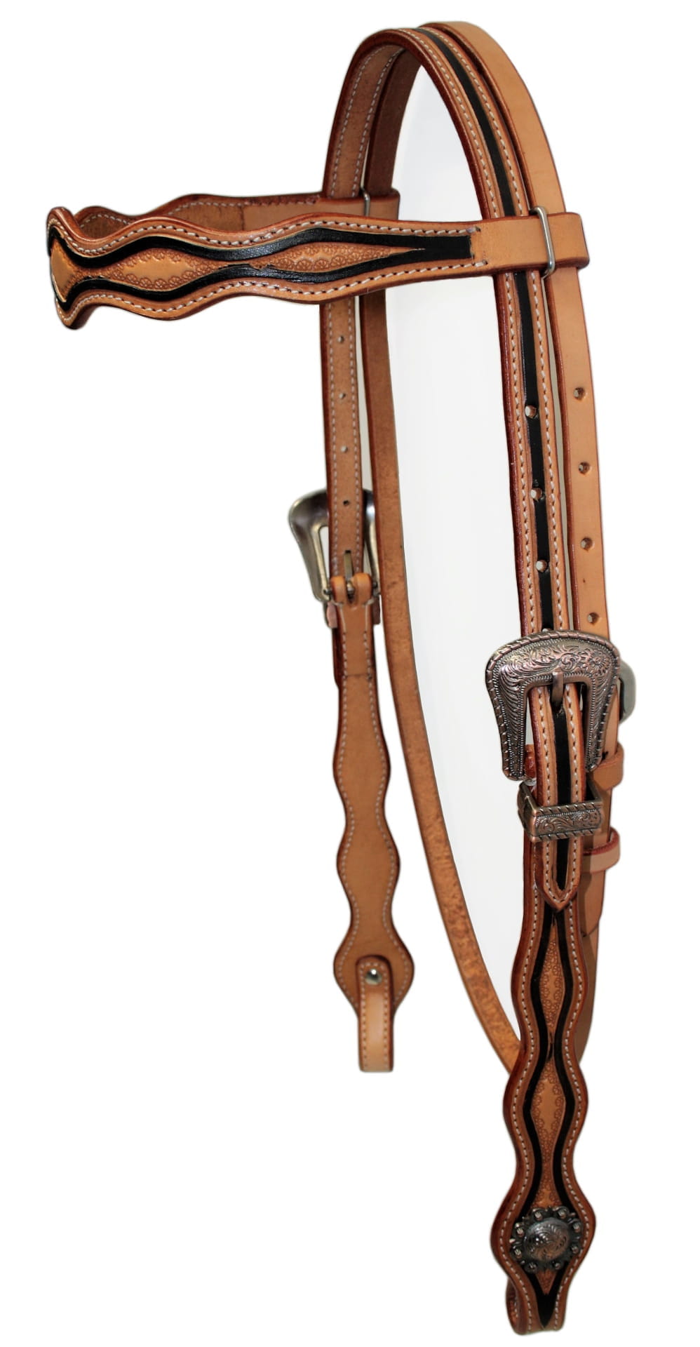 Browband Waved Daisy TwoTone Kopfstück