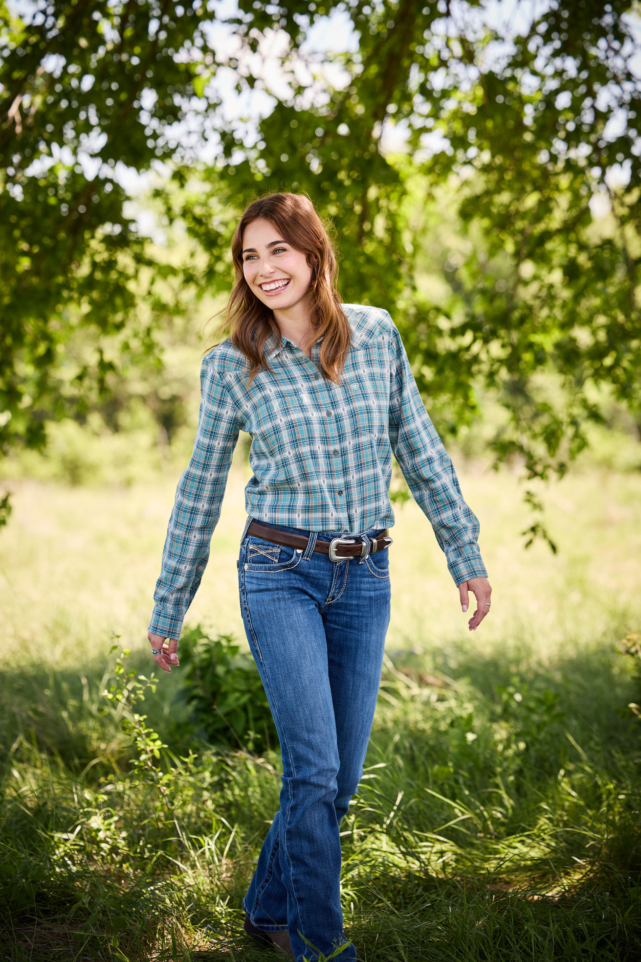 Ariat Womens Mid Rise Joanna Boot Cut Jeans