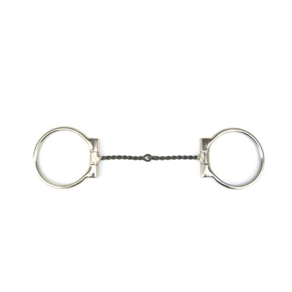 SNAFFLE D-RING TWISTED-WIRE, dünn
