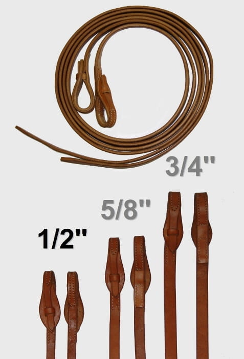 Quick Change Hermann Oak HarnessZügel 13 mm breit