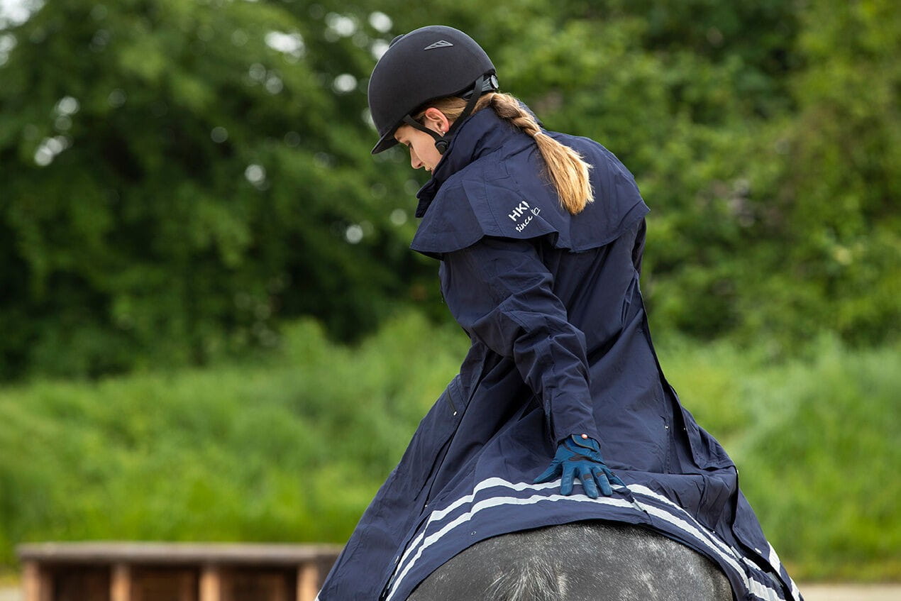 Regenmantel Seattle blau