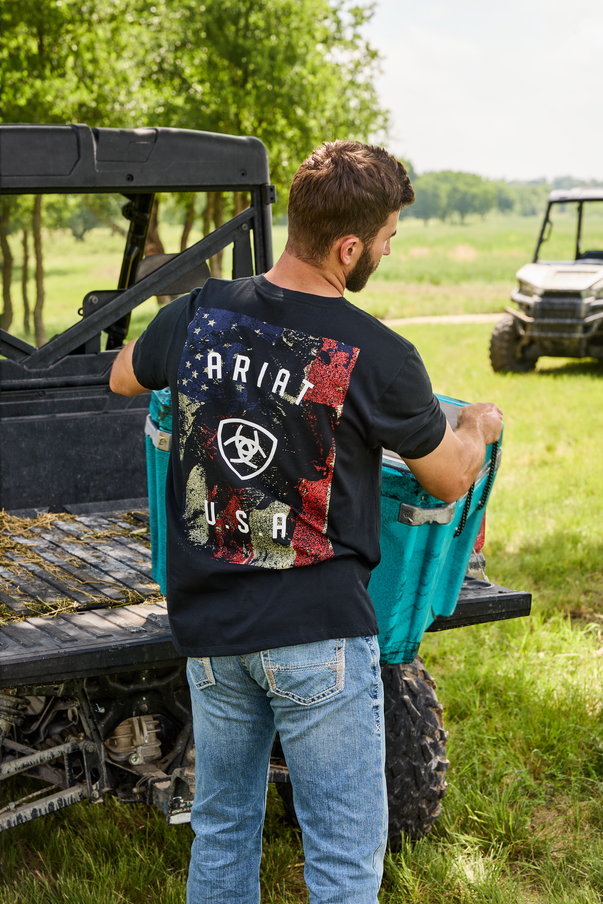 Ariat Mens Faded Bull T-Shirt