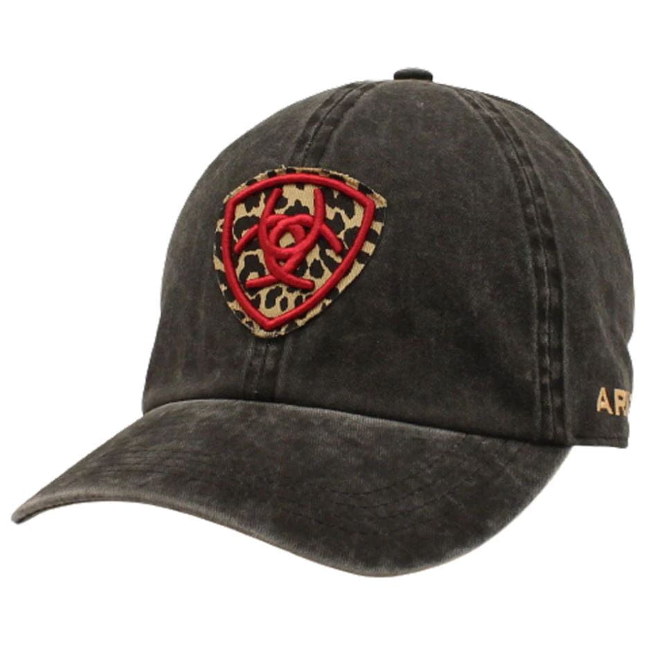 Ariat Womens Ponyflo Cap black Leopard