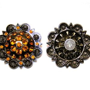 Colorfull Line Concho orange 1 3/8"