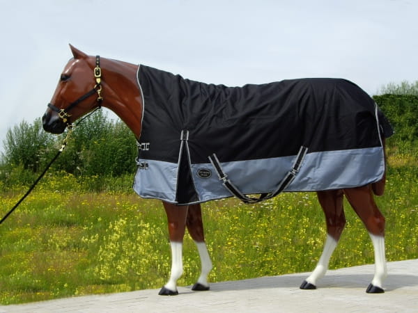 Top Score Regendecke Half Neck 300g 600D schwarz