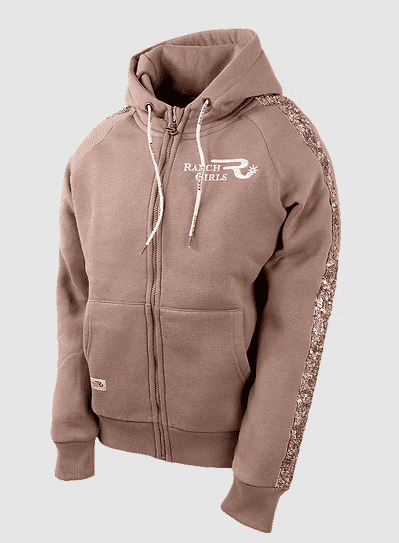 Ranchgirls Hooded Sweat Jacket JAZZ nougat