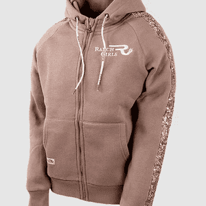 Ranchgirls Hooded Sweat Jacket JAZZ nougat