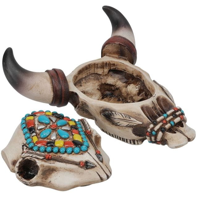 Skull and Arrows Trinket Box