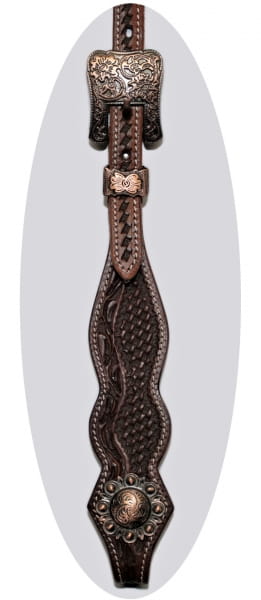 Zweiohr Kopfstück SN Antique Flower JW