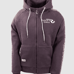 Ranchgirls Hooded Sweat Jacket JAZZ fudge