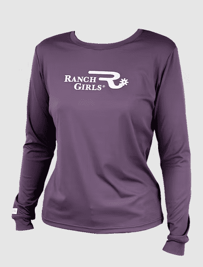 Ranchgirls Long Sleeve Shirt SABRINA plum